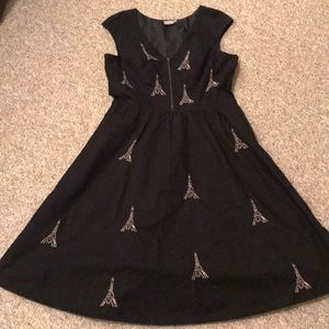 Eshakti Black A-line Dress.  Large / 12